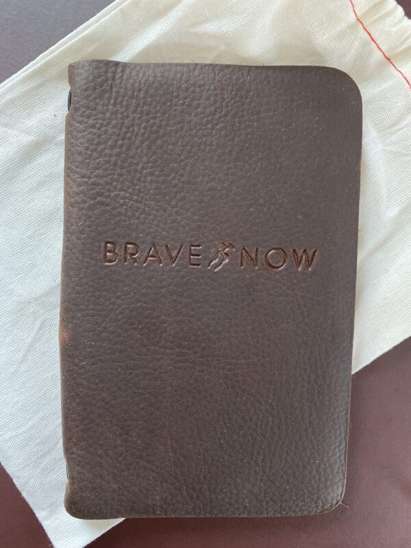 Brave Is Now Leather Journal Small - Image 3